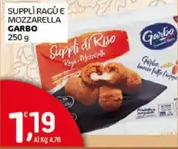 Crai Supplì ragù e mozzarella GARBO offerta