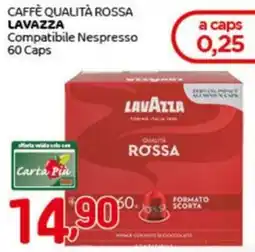 Crai Caffè qualità rossa LAVAZZA offerta