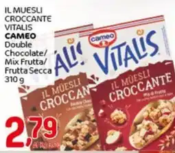 Crai Il muesli croccante vitalis CAMEO offerta