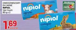 Crai Omogeneizzati di carne NIPIOL offerta