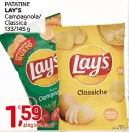 Crai Patatine LAY'S offerta