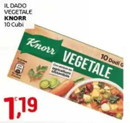 Crai Il dado vegetale KNORR 10 Cubi offerta