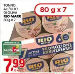 Crai Tonno all'olio di oliva RIO MARE offerta