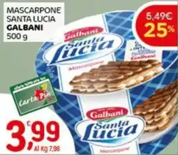 Crai Mascarpone santa lucia GALBANI offerta