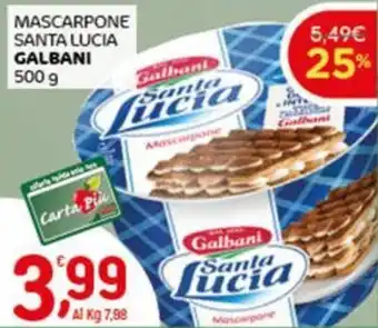 Crai Mascarpone santa lucia GALBANI offerta