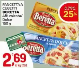 Crai Pancetta a cubetti BERETTA offerta
