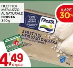 Crai Filetti di merluzzo al naturale FROSTA offerta