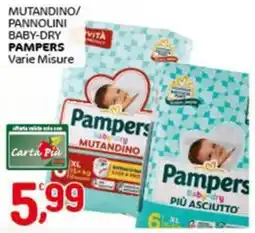 Crai Mutandino/ pannolini baby-dry PAMPERS offerta
