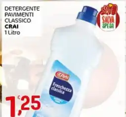 Crai Detergente pavimenti classico CRAI offerta