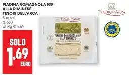 Pam Piadina romagnola igp alla riminese TESORI DELL'ARCA offerta
