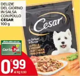 Crai Delizie del giorno in salsa con pollo CESAR offerta