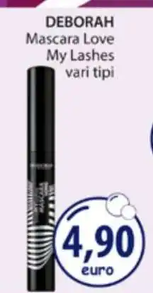 Acqua & Sapone DEBORAH Mascara Love My Lashes offerta