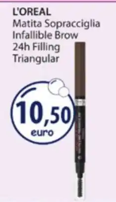Acqua & Sapone L'OREAL Matita Sopracciglia Infallible Brow 24h Filling Triangular offerta