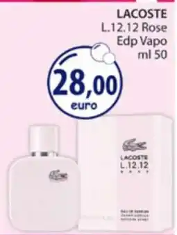 Acqua & Sapone LACOSTE L.12.12 Rose Edp Vapo offerta
