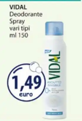 Acqua & Sapone VIDAL Deodorante Spray offerta