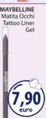 Acqua & Sapone MAYBELLINE Matita Occhi Tattoo Liner Gel offerta