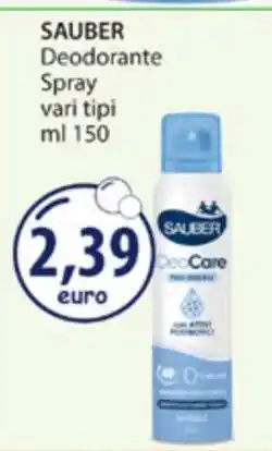 Acqua & Sapone SAUBER Deodorante Spray offerta