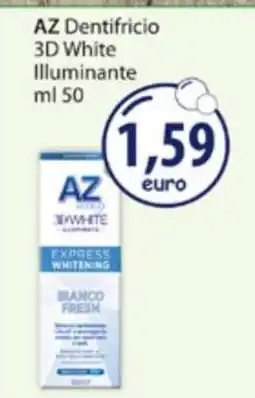 Acqua & Sapone AZ Dentifricio 3D White Illuminante offerta