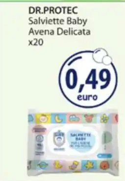 Acqua & Sapone DR.PROTEC Salviette Baby Avena Delicata x20 offerta