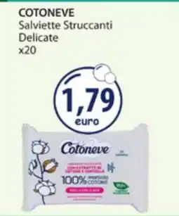 Acqua & Sapone COTONEVE Salviette Struccanti Delicate x20 offerta