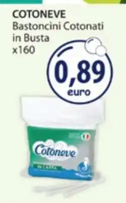 Acqua & Sapone COTONEVE Bastoncini Cotonati in Busta x160 offerta