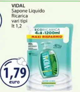 Acqua & Sapone VIDAL Sapone Liquido Ricarica offerta