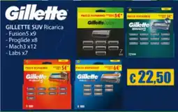 Acqua & Sapone Gillette SUV Ricarica offerta