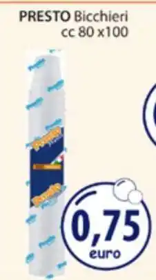 Acqua & Sapone PRESTO Bicchieri offerta