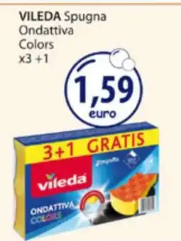 Acqua & Sapone VILEDA Spugna Ondattiva Colors offerta