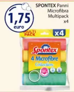 Acqua & Sapone SPONTEX Panni Microfibra Multipack x4 offerta