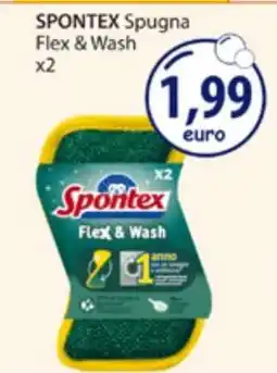 Acqua & Sapone SPONTEX Spugna Flex & Wash x2 offerta