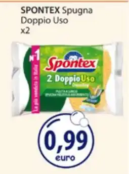 Acqua & Sapone SPONTEX Spugna Doppio Uso x2 offerta