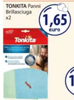 Acqua & Sapone TONKITA Panni Brill asciuga x2 offerta