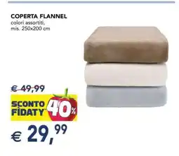 Esselunga COPERTA FLANNEL offerta
