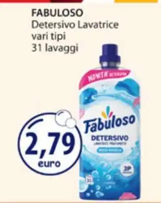 Acqua & Sapone FABULOSO Detersivo Lavatrice offerta