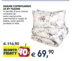 Esselunga PARURE COPRIPIUMINO ZZ BY FAZZINI offerta