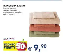 Esselunga BIANCHERIA BAGNO offerta