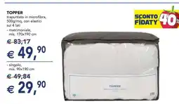 Esselunga TOPPER MATRIMONIALE offerta