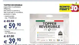Esselunga TOPPER REVERSIBILE offerta