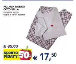 Esselunga Pigiama Donna Cotonella offerta
