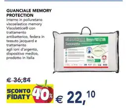 Esselunga GUANCIALE MEMORY PROTECTION offerta