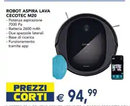 Esselunga ROBOT ASPIRA LAVA CECOTEC M20 offerta
