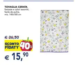 Esselunga TOVAGLIA CERATA offerta