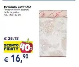 Esselunga TOVAGLIA GOFFRATA offerta