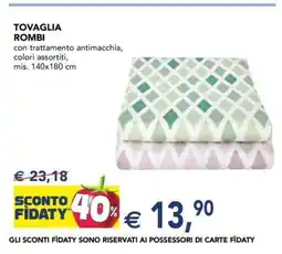 Esselunga TOVAGLIA ROMBI offerta