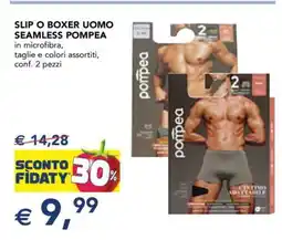 Esselunga SLIP O BOXER UOMO SEAMLESS POMPEA offerta