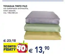 Esselunga TOVAGLIA TINTO FILO offerta