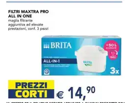 Esselunga FILTRI MAXTRA PRO ALL IN ONE offerta