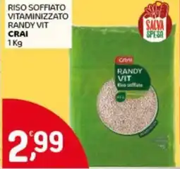 Crai Riso soffiato vitaminizzato randy vit CRAI offerta
