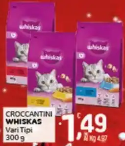 Crai Croccantini WHISKAS offerta